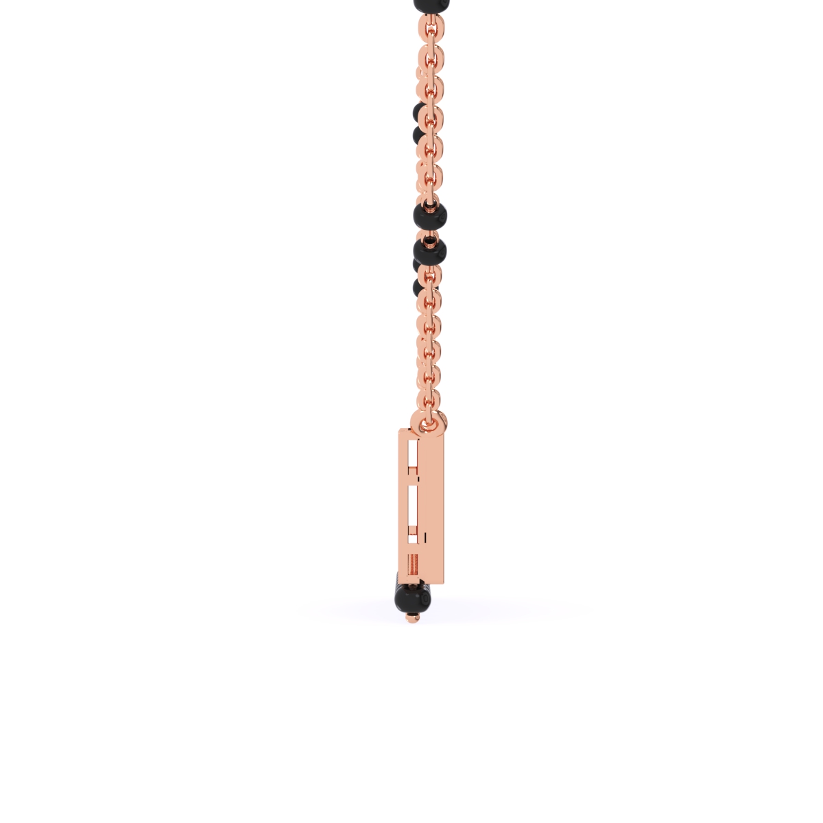 Stunning Round Cluster Diamond Mangalsutra